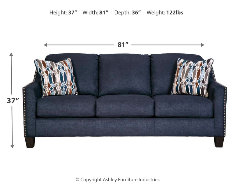 Creeal Heights Ink Chenille Sofa