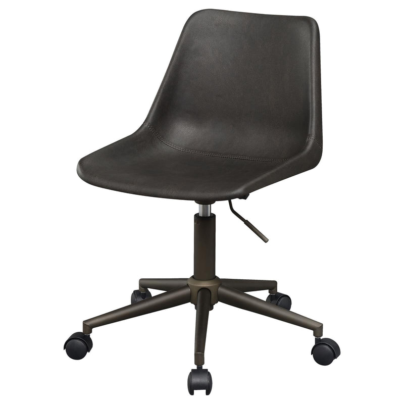 Brown Fabric Upholstered Office Chair 803378