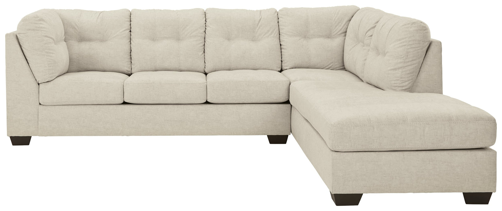 Falkirk Parchment 2-Piece Sectional With Chaise