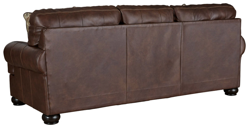 Beamerton Vintage Leather Queen Sofa Sleeper