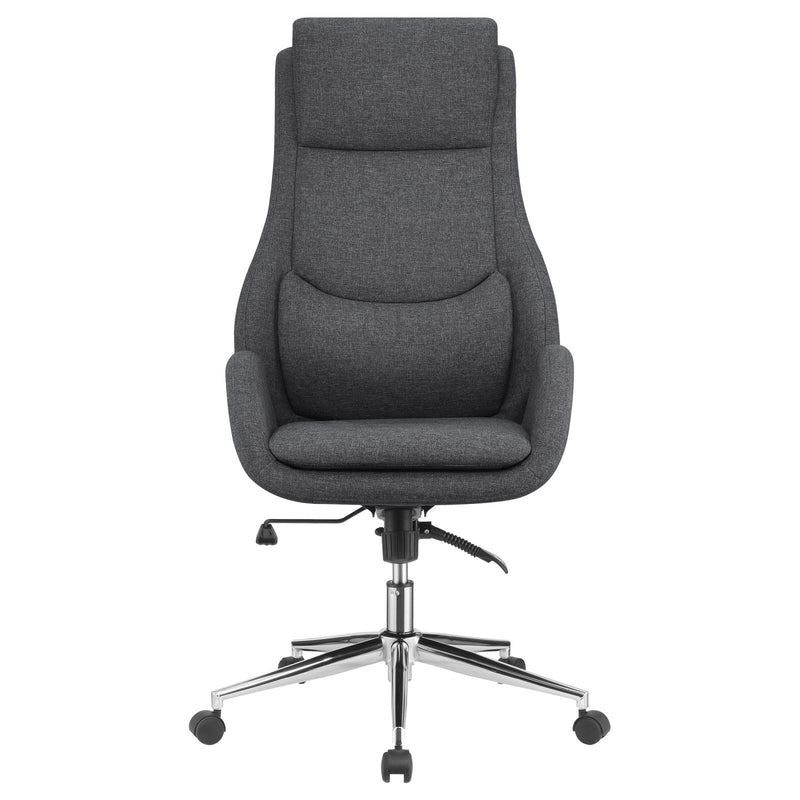 Grey Upholstered Office Chair 881150