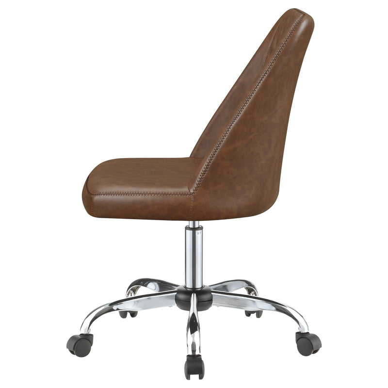 Brown Upholstered Office Chair 881197