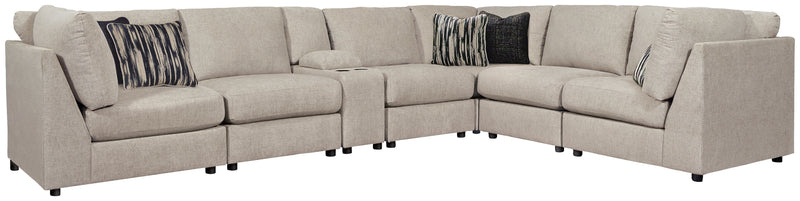 Kellway Bisque Chenille 7-Piece Sectional