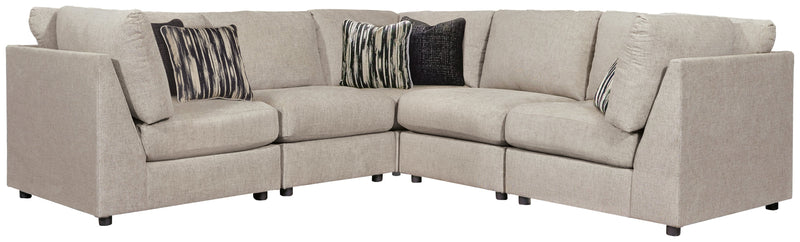 Kellway Bisque Chenille 5-Piece Sectional