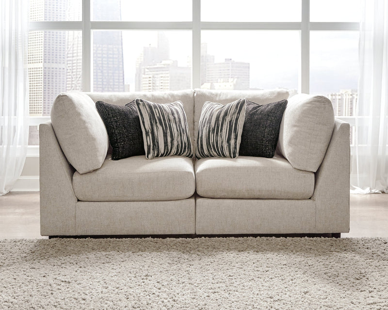 Kellway Bisque Chenille 2-Piece Sectional