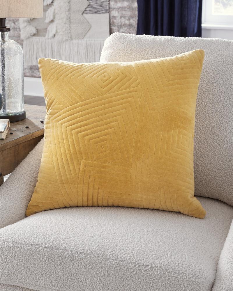 Kastel Golden Yellow Pillow (Set Of 4)