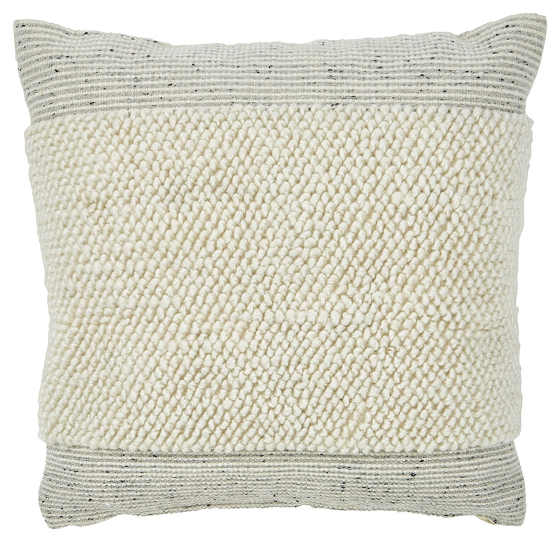 Rowcher Gray/white Pillow (Set Of 4)