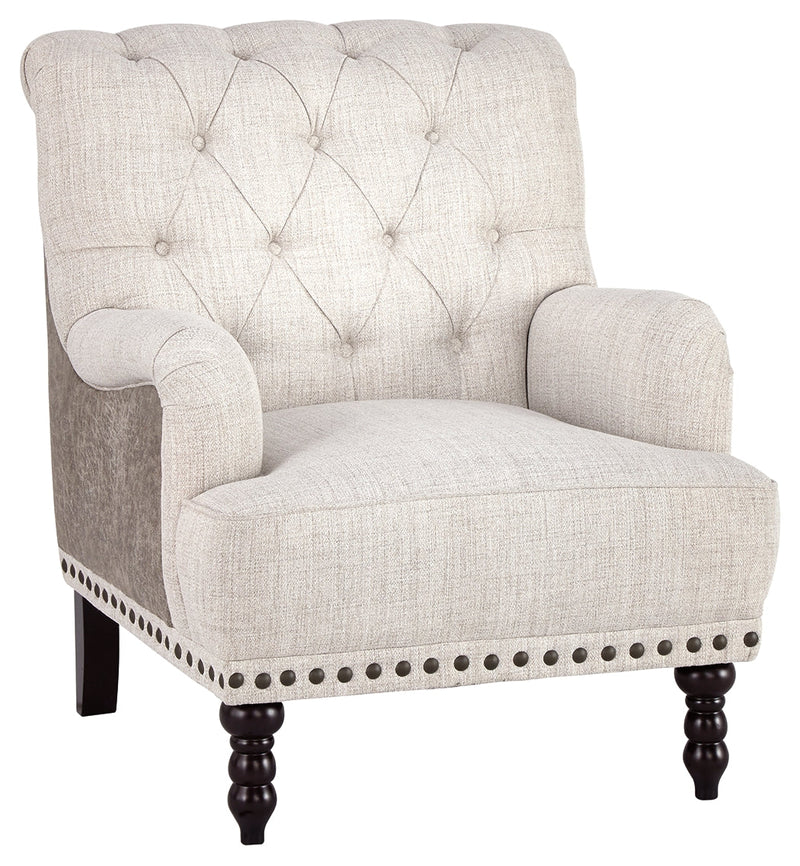Tartonelle Ivory/taupe Accent Chair