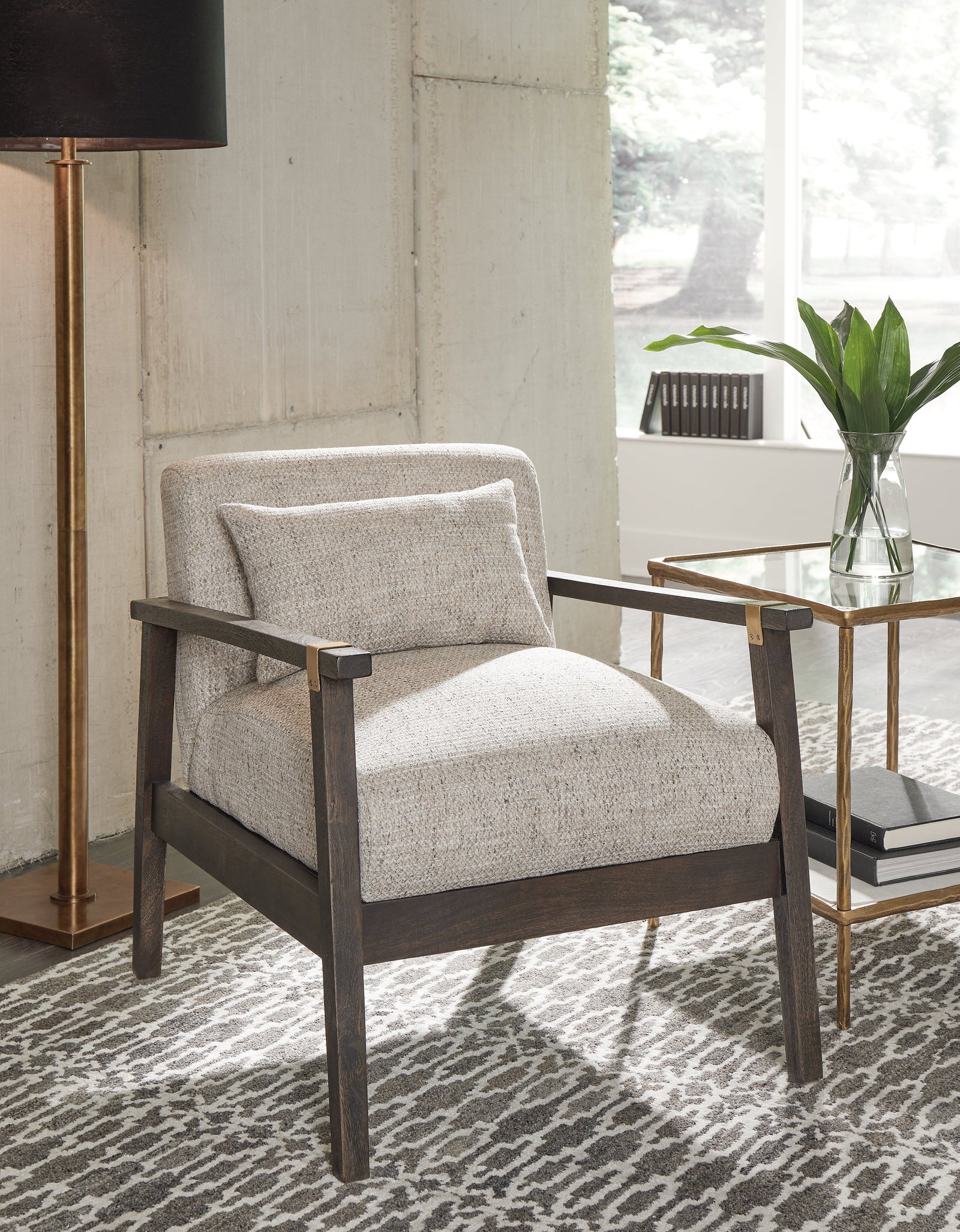 Balintmore Cement Accent Chair