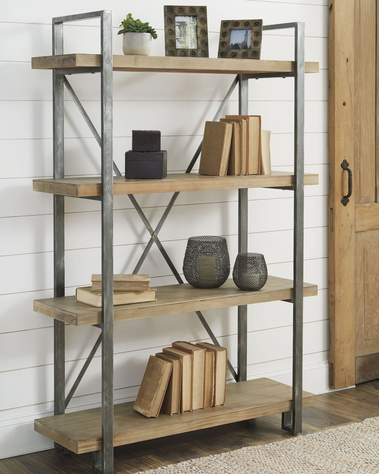 Forestmin Brown/Black Bookcase