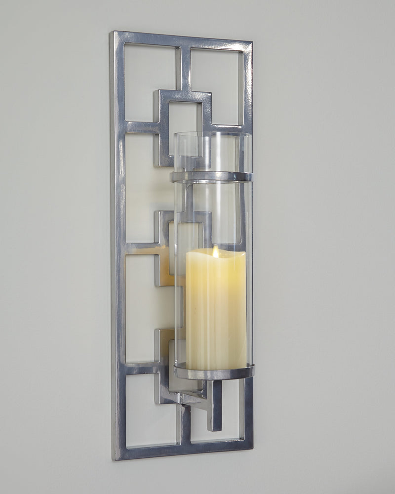 Brede Silver Finish Wall Sconce