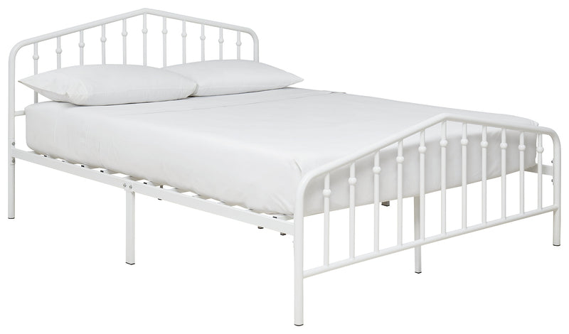 Trentlore White Queen Metal Bed