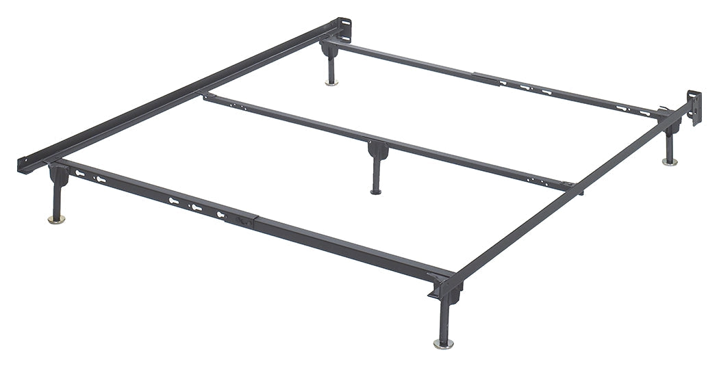 Frames And Rails Metallic Queen Bolt On Bed Frame