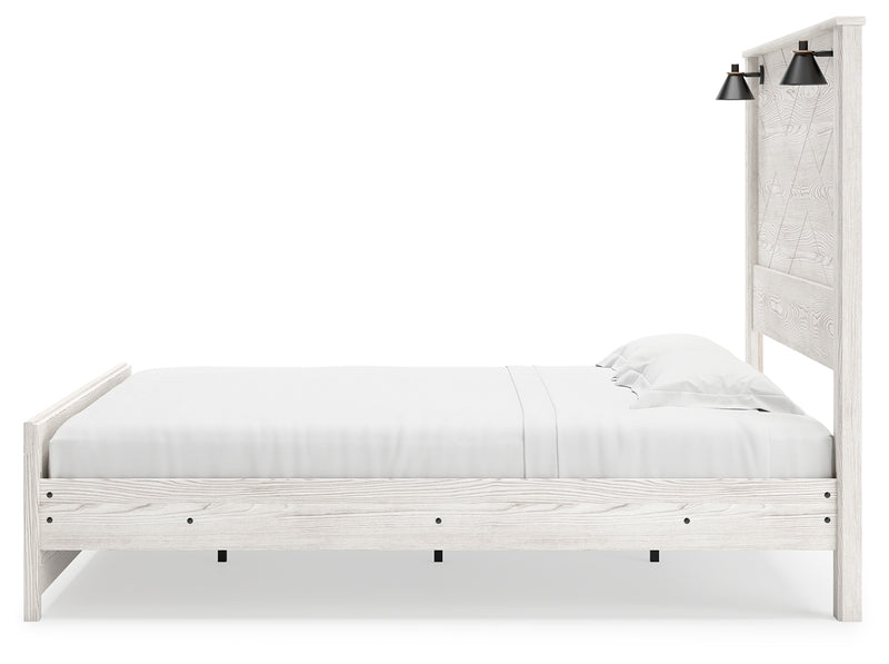 Gerridan White/Gray King Panel Bed B1190B9