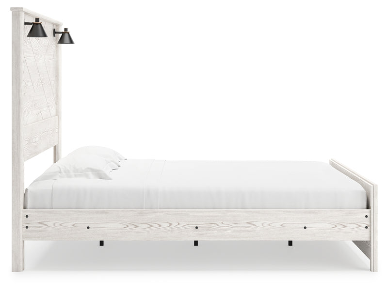 Gerridan White/Gray King Panel Bed B1190B9