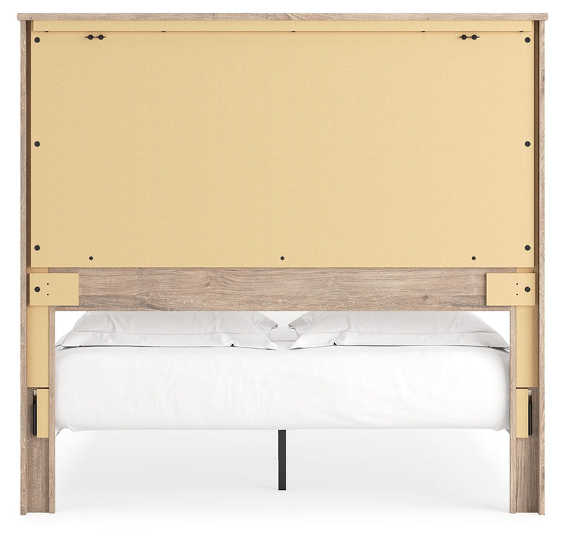Senniberg Light Brown/white Queen Panel Bed B1191B7