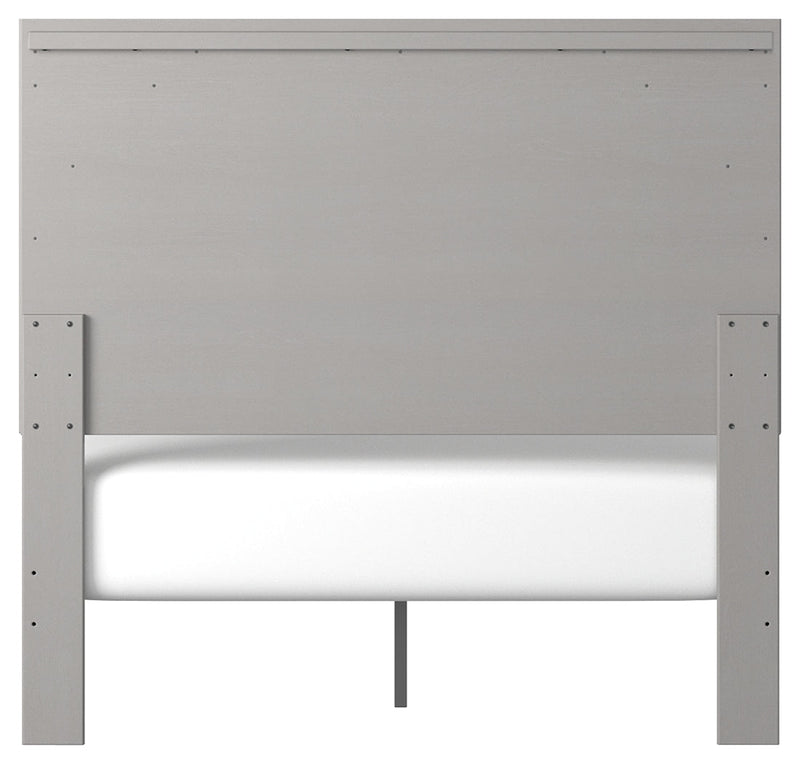 Cottonburg Light Gray/white Full Panel Bed