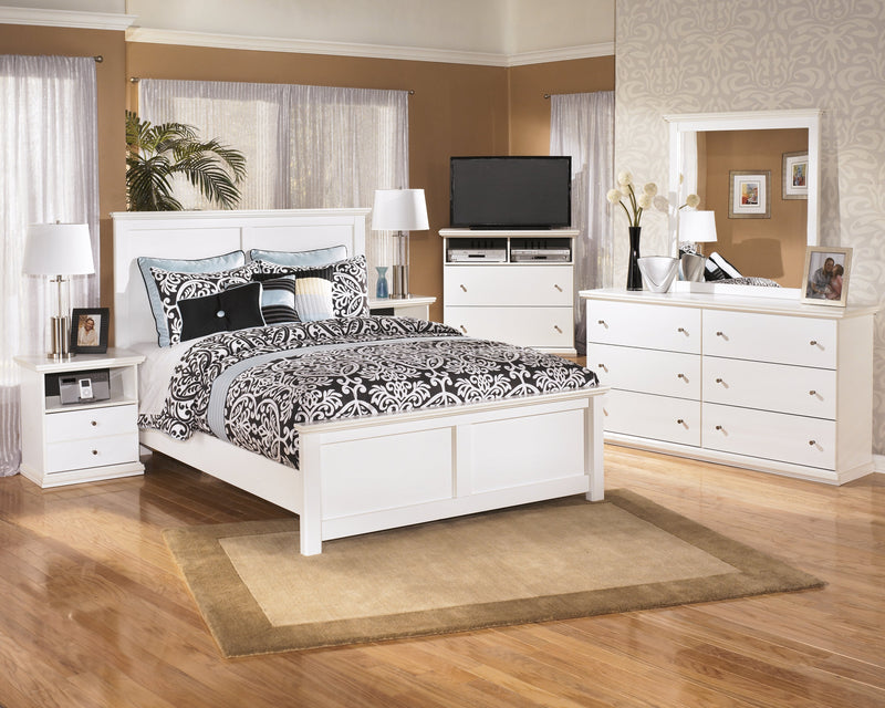 Bostwick Shoals White Queen Panel Bed