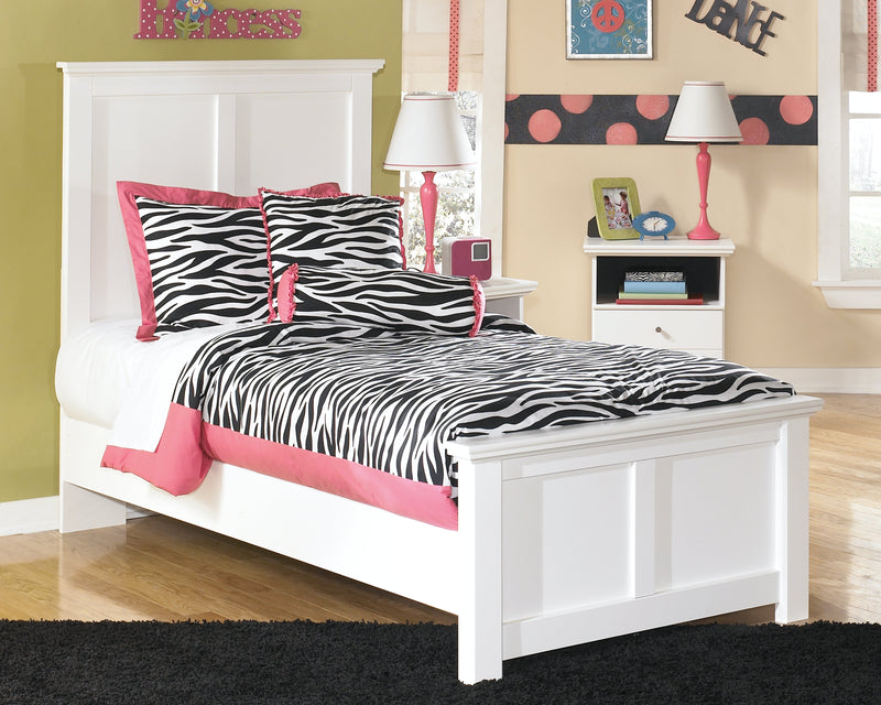 Bostwick Shoals White Twin Panel Bed