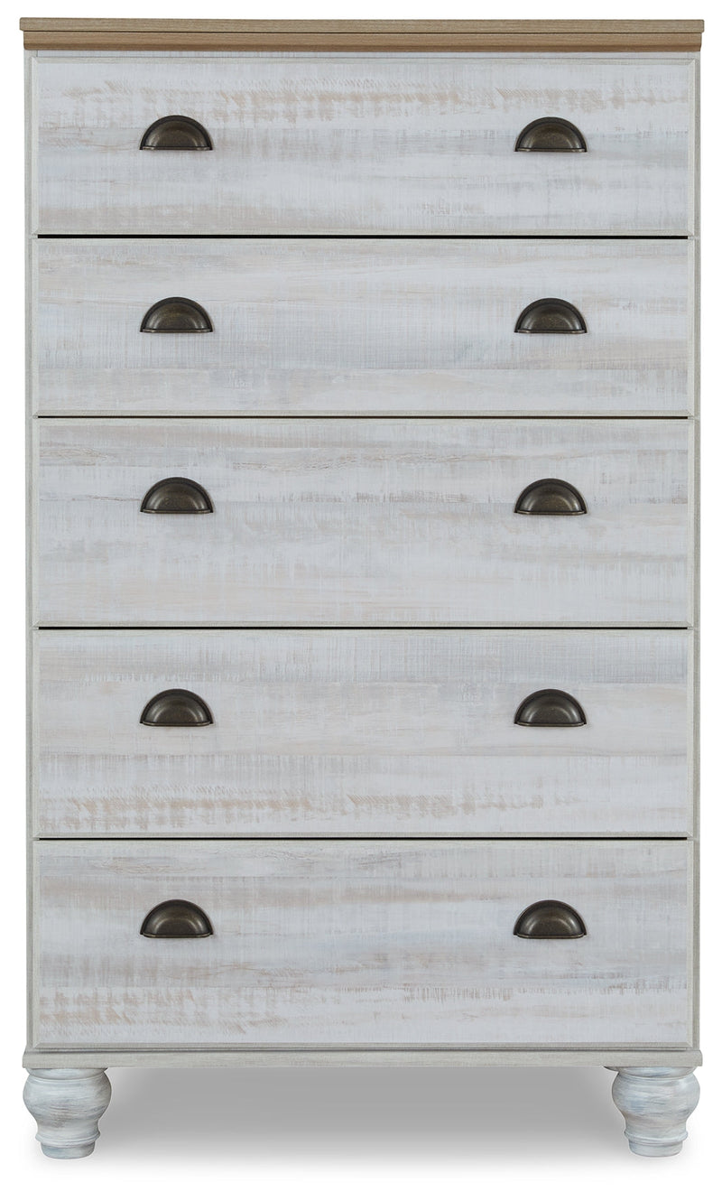 Haven Bay Two-tone Chest Of Drawers