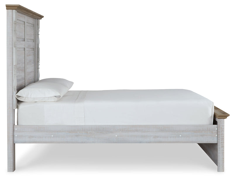 Haven Bay Two-tone Queen Panel Bed