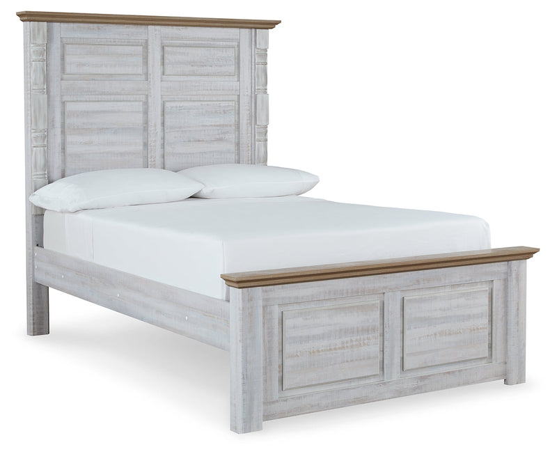 Haven Bay Two-tone Full Panel Bed