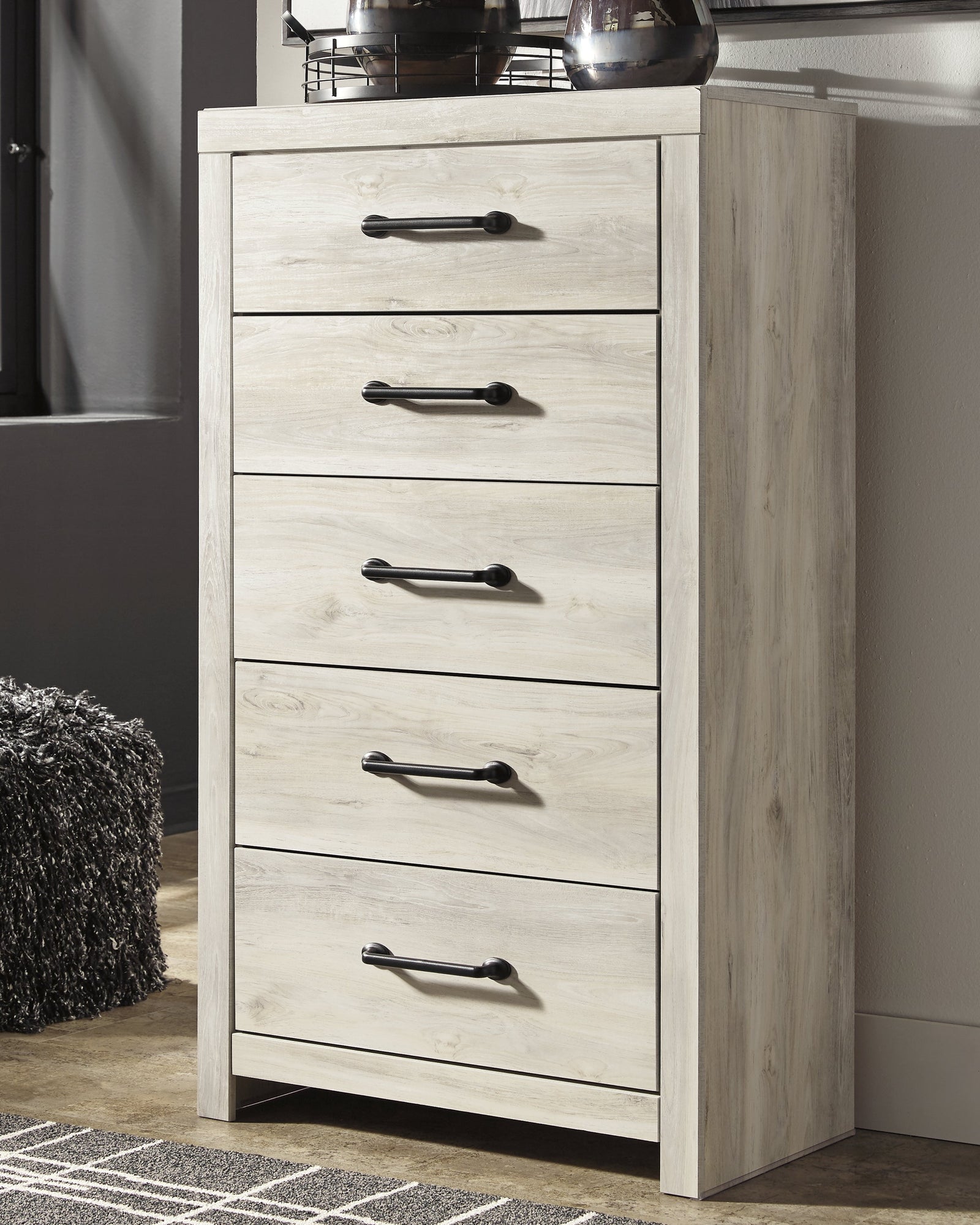 Cambeck Whitewash Chest Of Drawers
