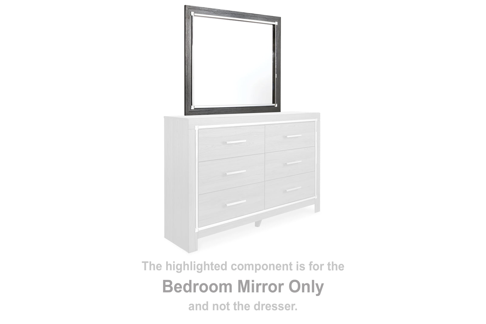 Lodanna Gray Bedroom Mirror