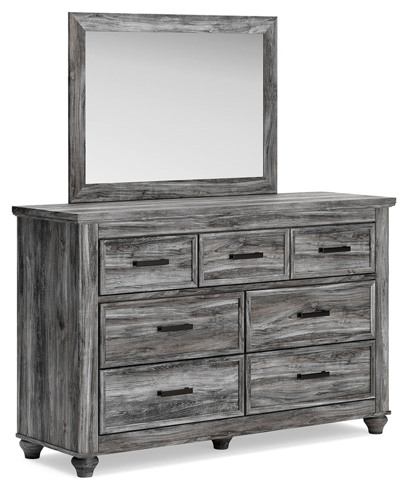 Thyven Gray Dresser And Mirror