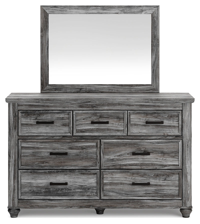 Thyven Gray Dresser And Mirror