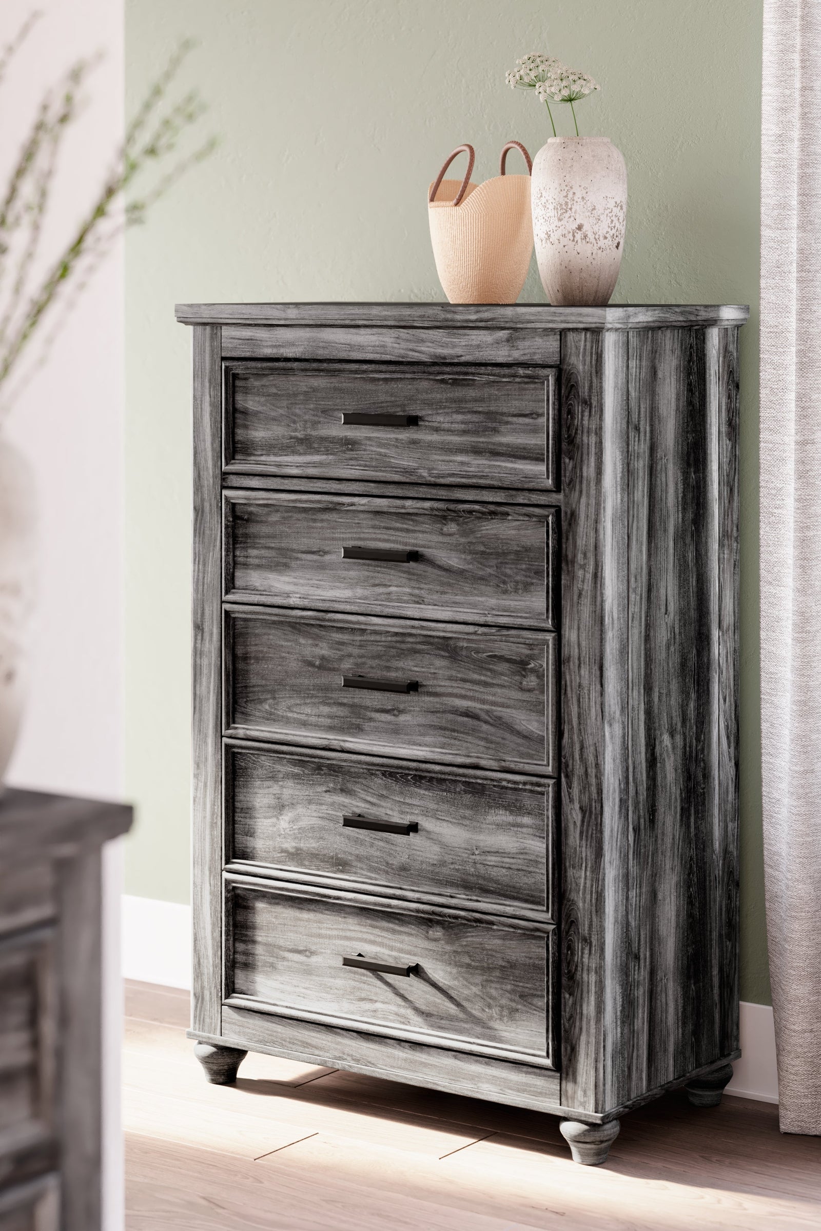 Thyven Gray Chest Of Drawers