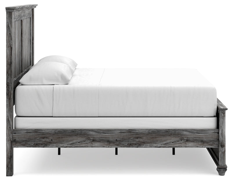 Thyven Gray King Panel Bed