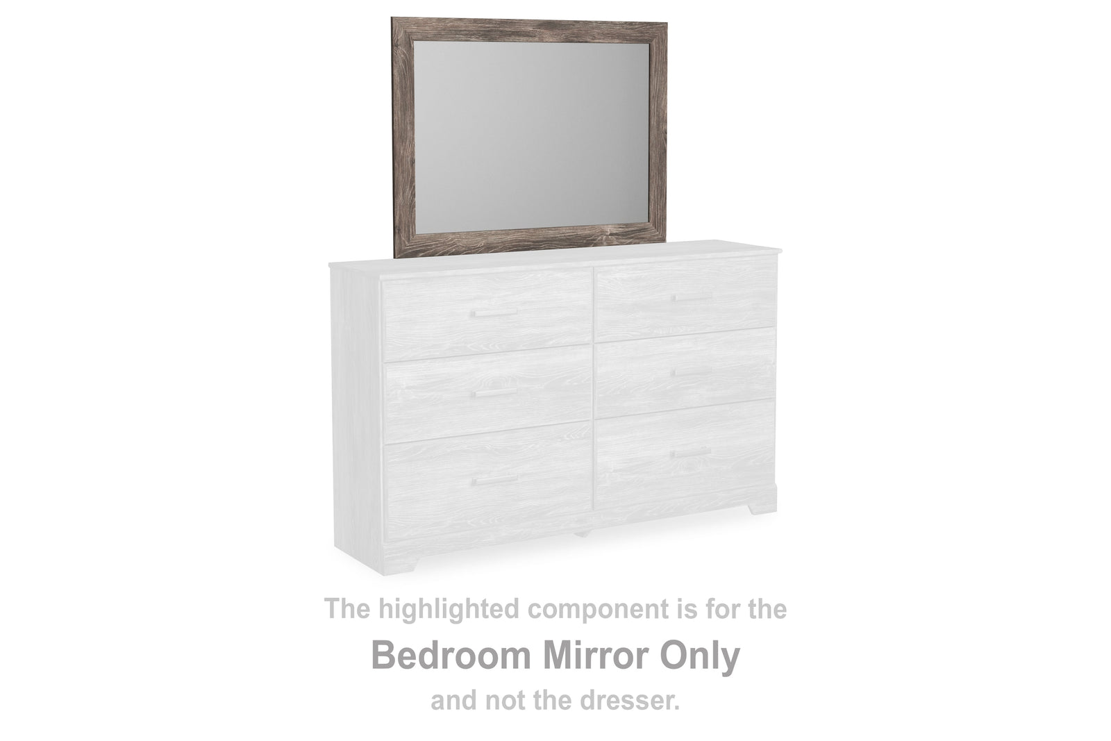 Ralinksi Gray Bedroom Mirror