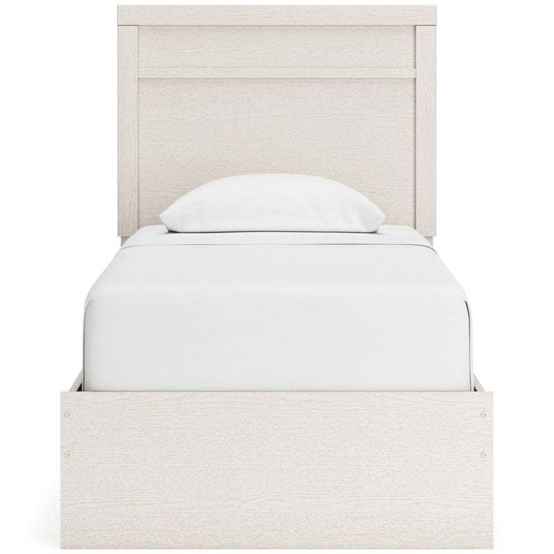 Stelsie White Twin Panel Bed