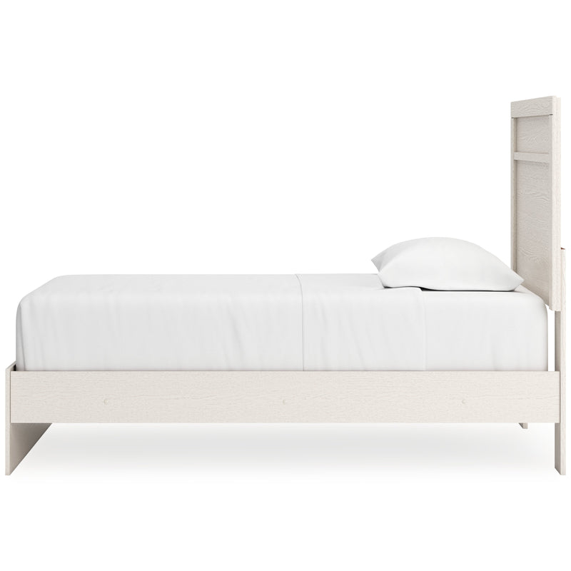 Stelsie White Twin Panel Bed