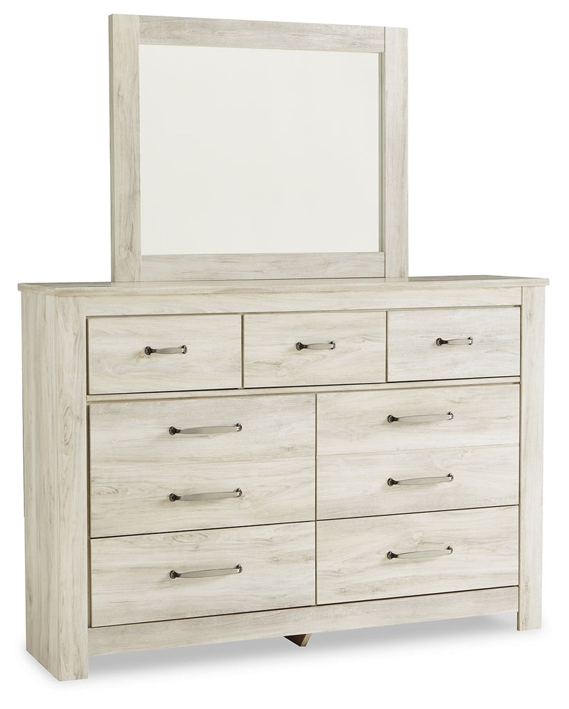Bellaby Whitewash Dresser And Mirror