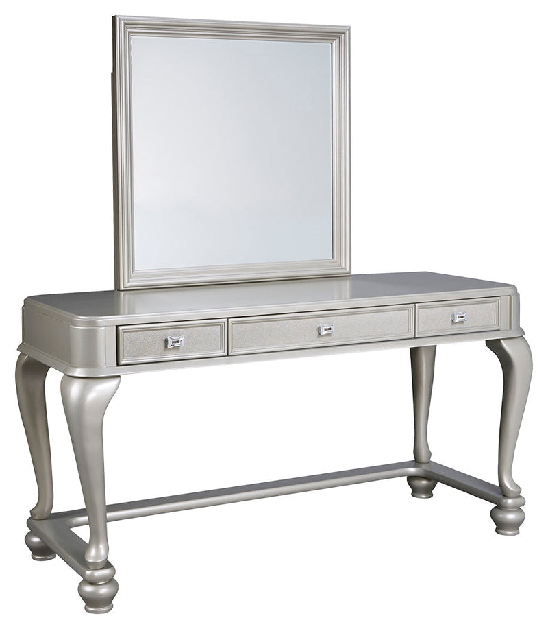Coralayne Silver Vanity And Mirror