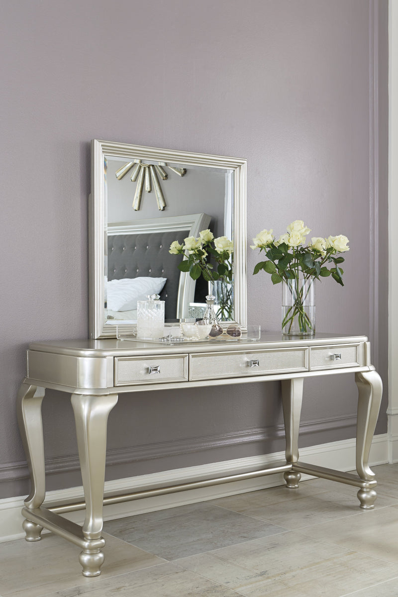 Coralayne Silver Vanity And Mirror