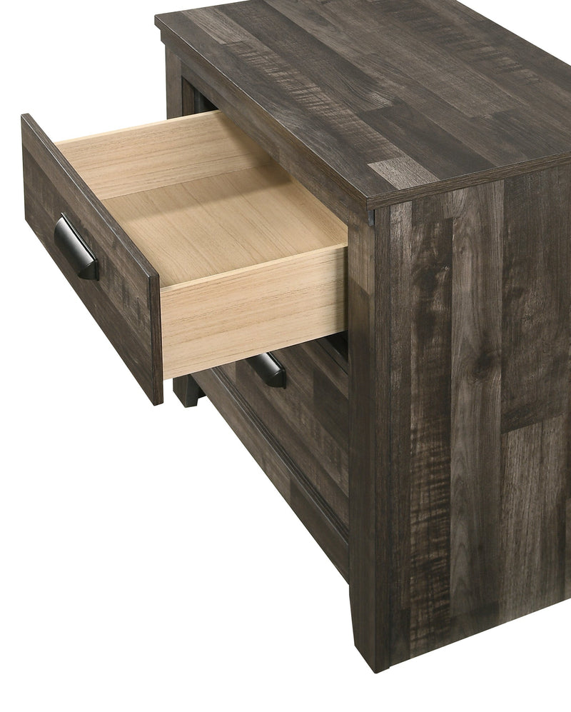 Carter Brown Classic, Sleek And Modern, Wood Platform Bedroom Set
