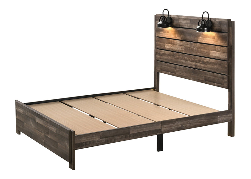 Carter Brown Simple, Sleek And Modern Wood King Platform Bed
