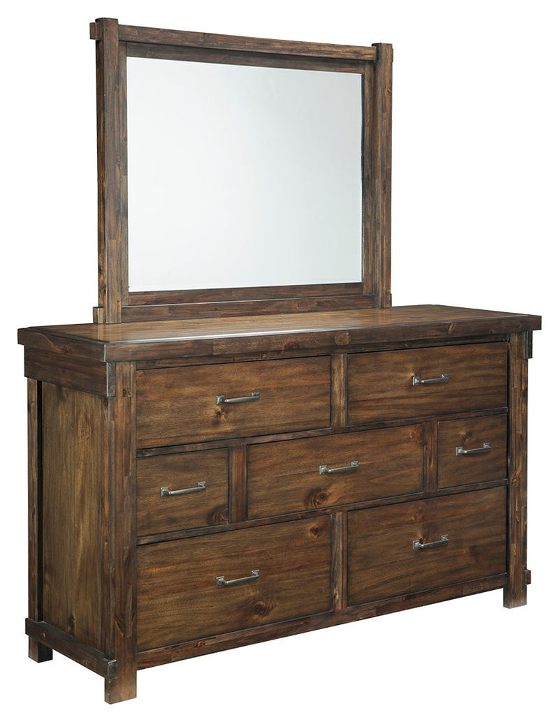 Lakeleigh Brown Dresser And Mirror