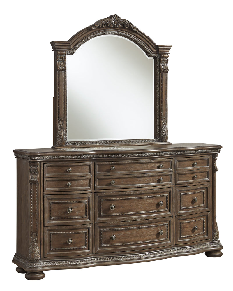 Charmond Brown Dresser And Mirror