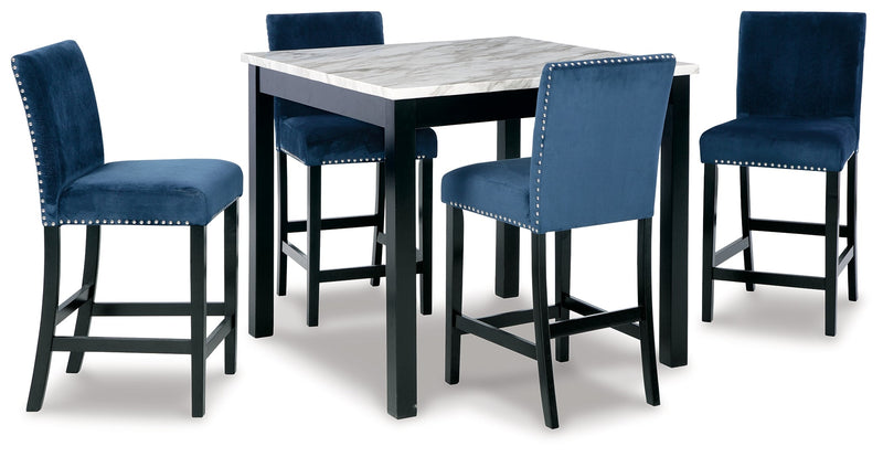 Cranderlyn Multi Counter Height Dining Table And Bar Stools (Set Of 5)