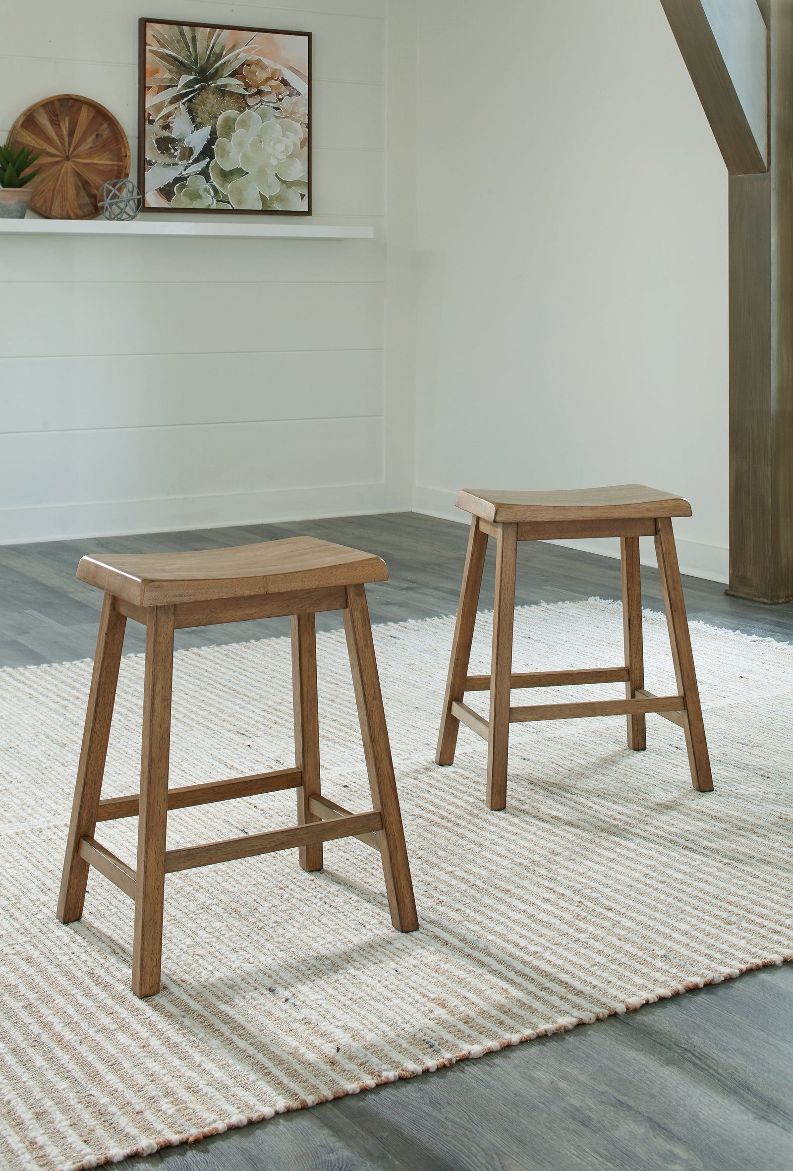Shully Natural Counter Height Stool