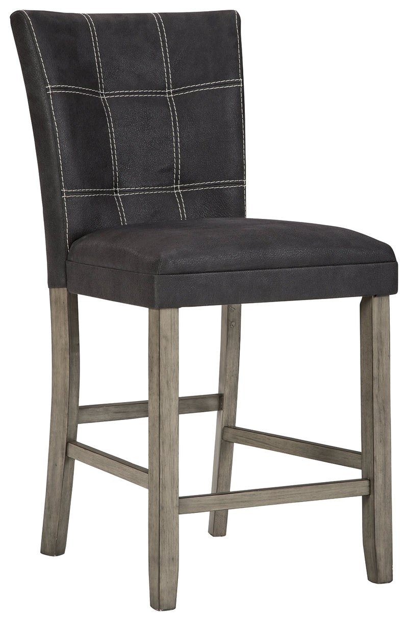 Dontally Two-tone Counter Height Bar Stool