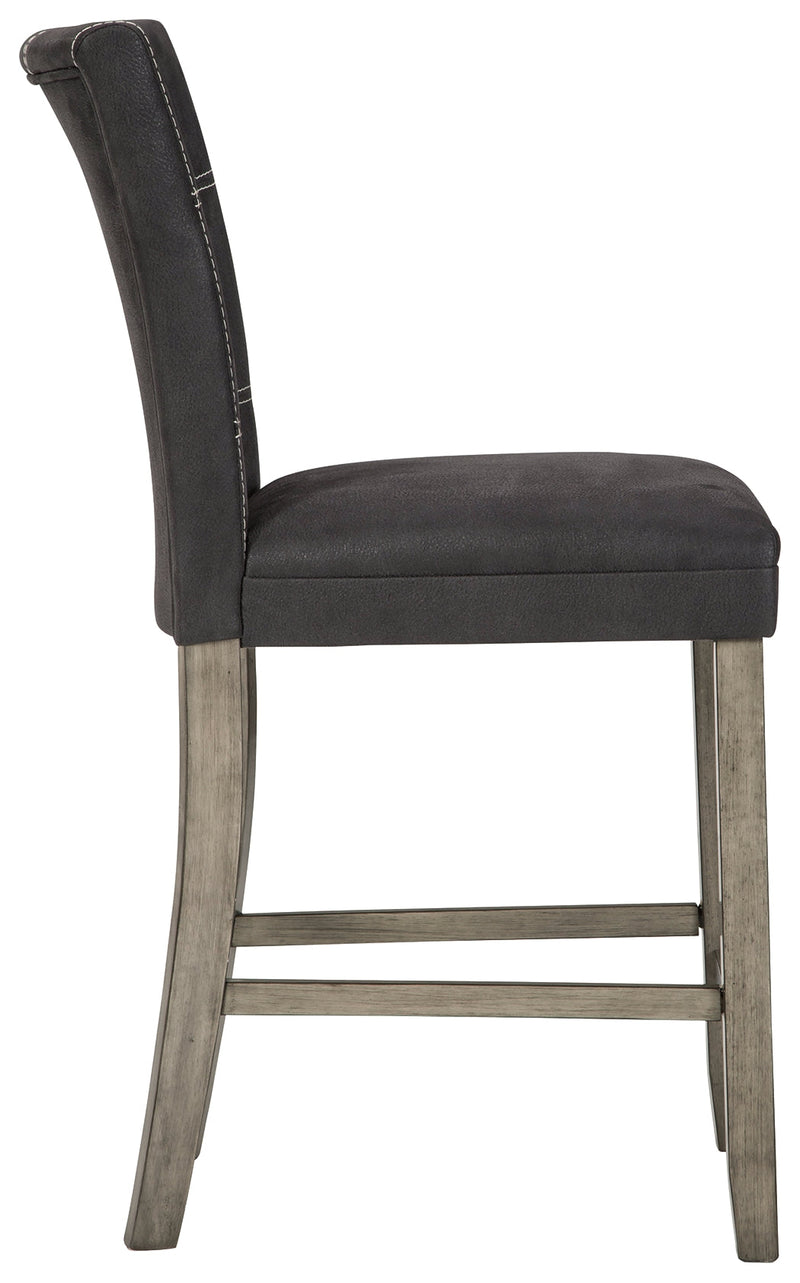 Dontally Two-tone Counter Height Bar Stool