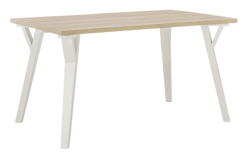 Grannen White/natural Dining Table