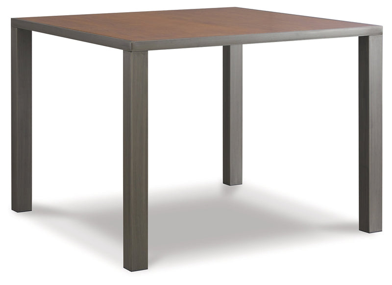 Stellany Brown/Gray Counter Height Dining Table And 6 Barstools