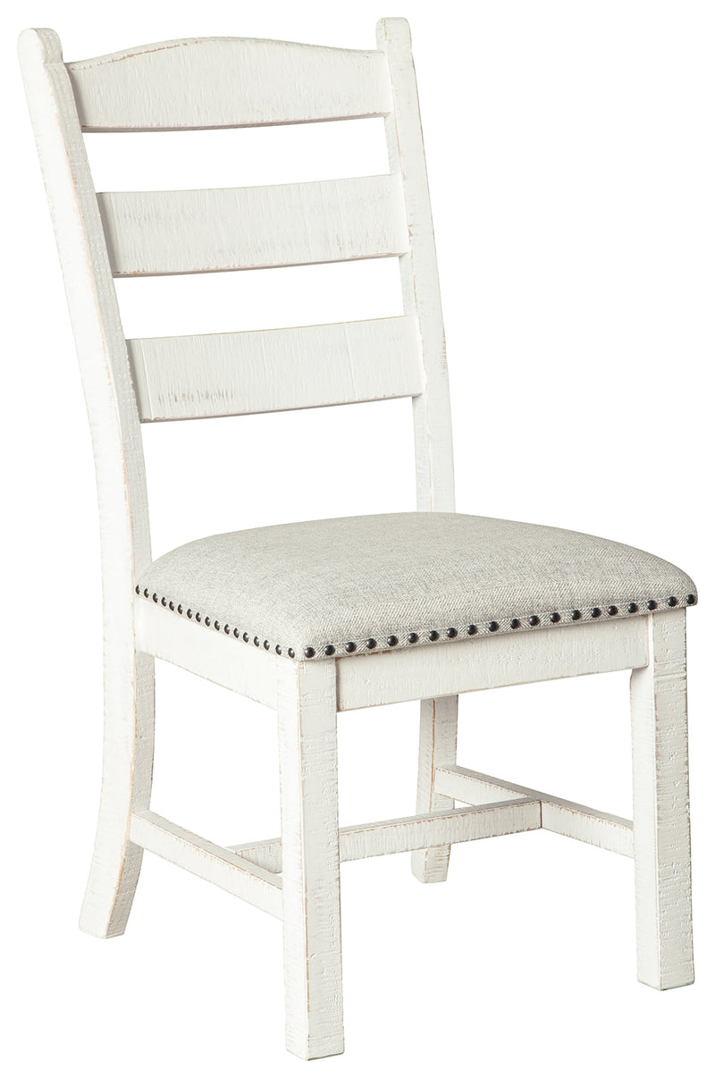 Valebeck Beige/white Dining Chair