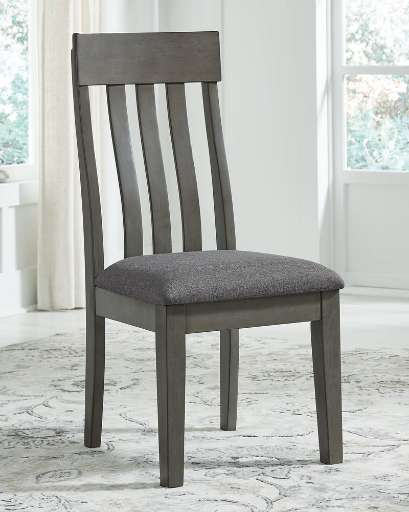 Hallanden Two-tone Gray Dining Chair